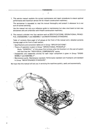 Hitachi UH181 Hydraulic Excavator Service Repair Manual