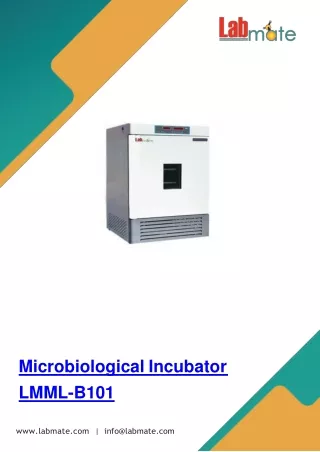 Microbiological Incubator|Capacity-80 L