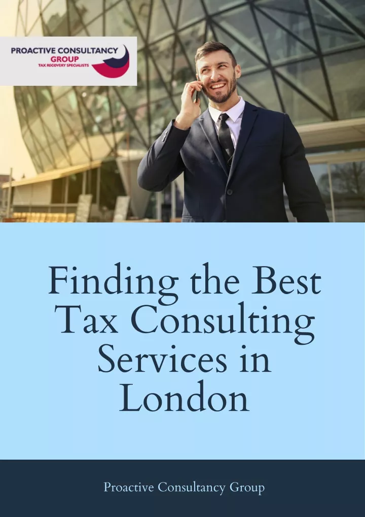 finding the best tax consulting services in london