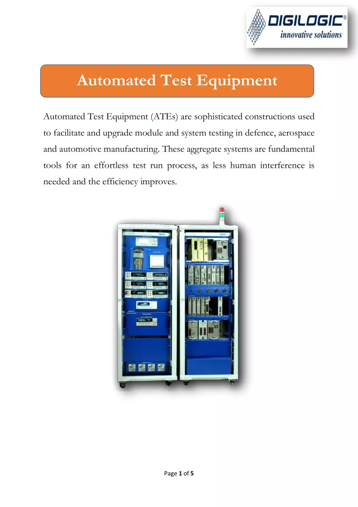 automated test equipment