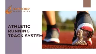 Athletic Running Track system