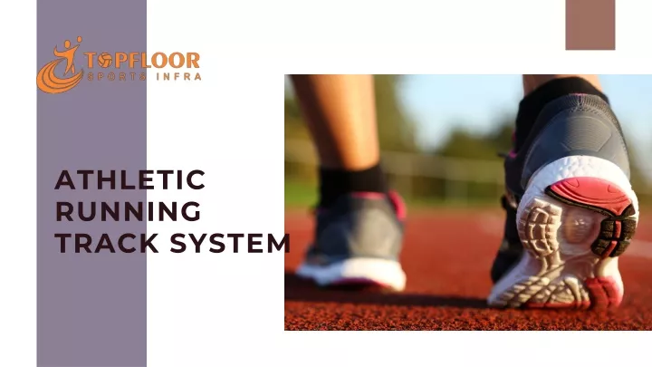 athletic running track system