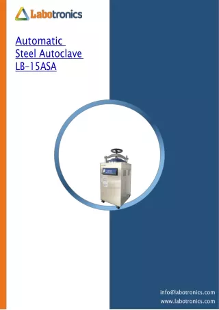 Automatic-Steel-Autoclave-LB-15ASA