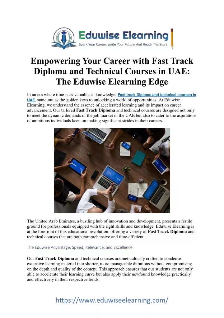 empowering your career with fast track diploma