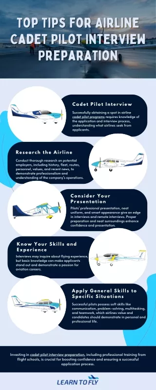 Top Tips for Airline Cadet Pilot Interview Preparation