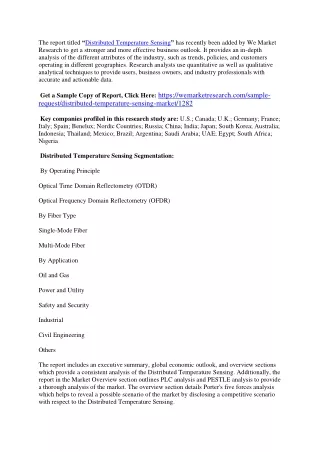 the report titled distributed temperature sensing