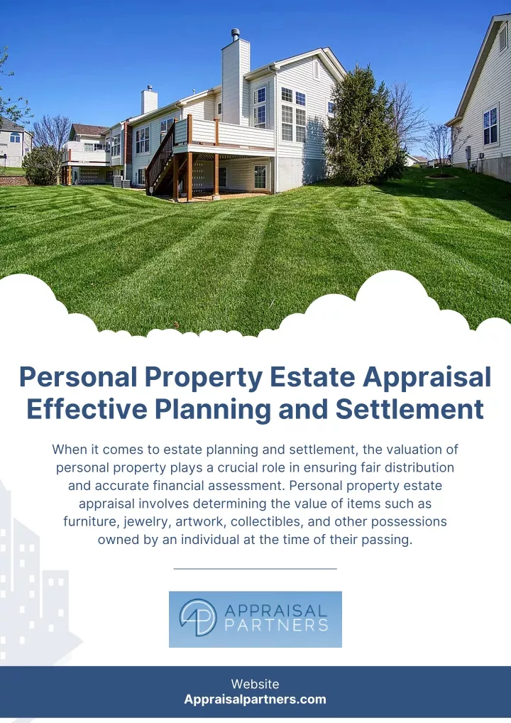 personal property estate appraisal effective
