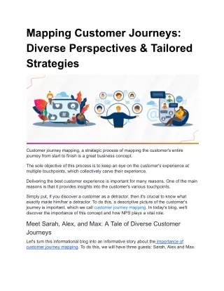 Mapping Customer Journeys_ Diverse Perspectives & Tailored Strategies