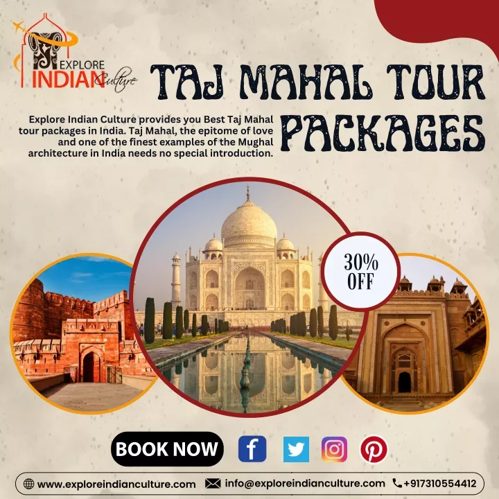 taj mahal tour explore indian culture provides