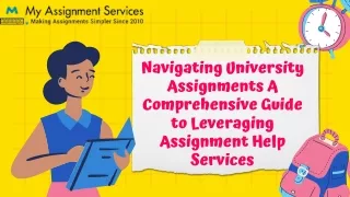 Navigating University Assignments A Comprehensive Guide to Leveraging Assignment