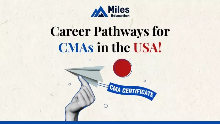 career pathways for cmas in the usa