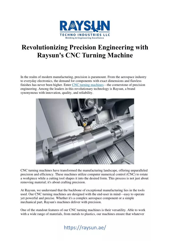 revolutionizing precision engineering with raysun