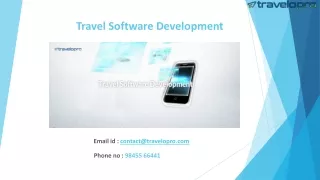 travel software development