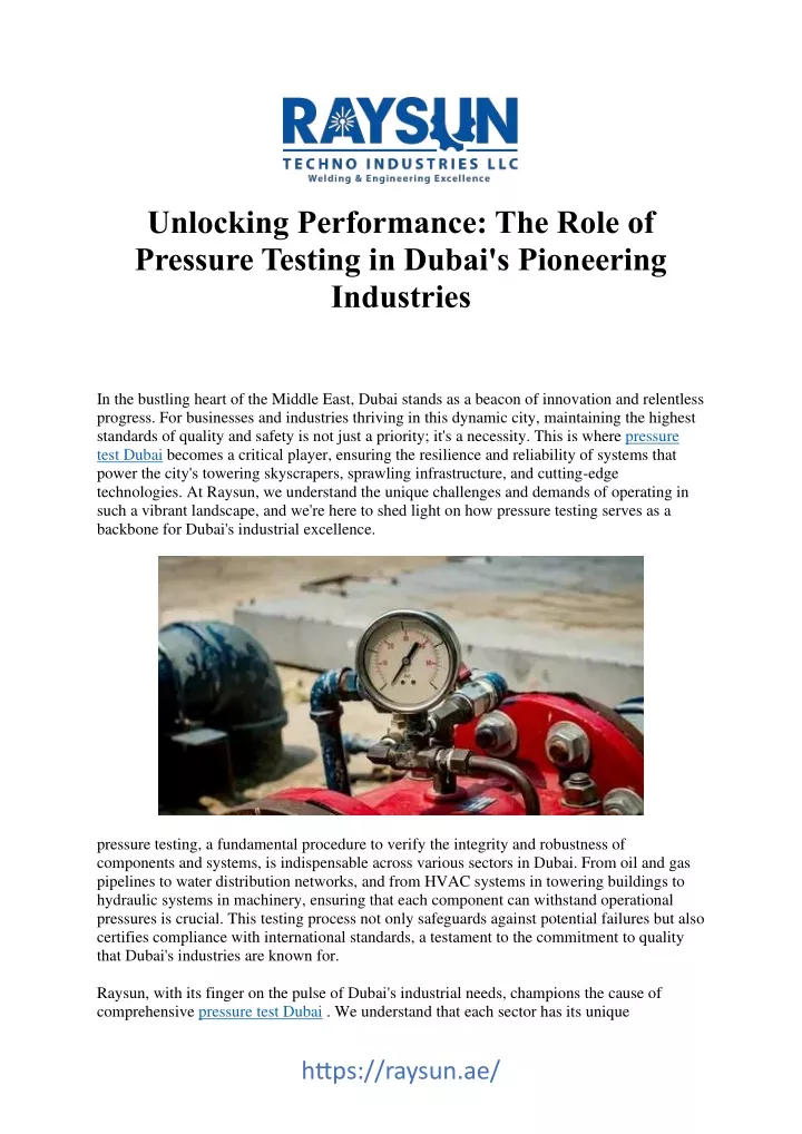 unlocking performance the role of pressure