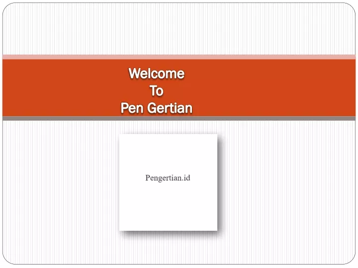 welcome to pen gertian