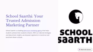 School-Saarthi-Your-Trusted-Admission-Marketing-Partner