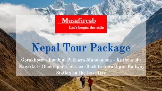 Gorakhpur to Nepal Tour Package, Nepal Trip from Gorakhpur