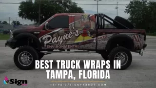 Custom Truck Wraps Tampa for Your Business | Sign Parrot