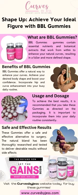 Shape Up Achieve Your Ideal Figure with BBL Gummies
