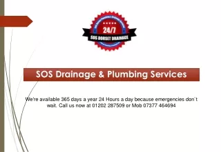 Water Leaks Emergency Plumbing Services in Bournemouth