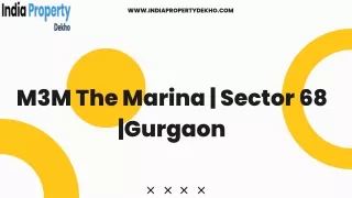 M3M The Marina  Sector 68 Gurgaon