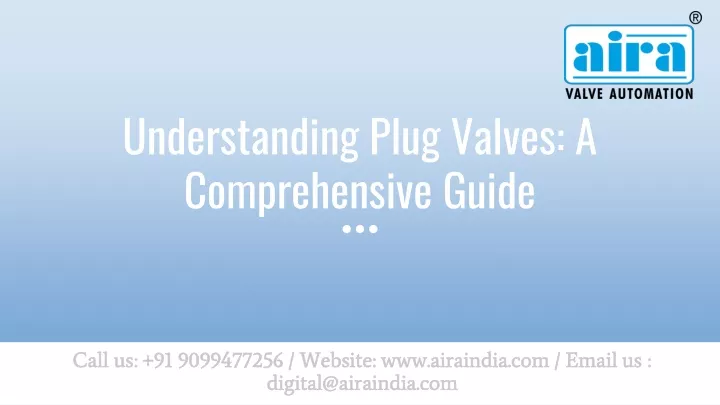 understanding plug valves a comprehensive guide
