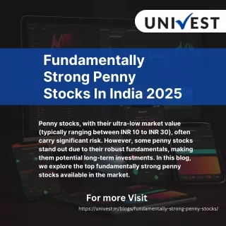 Fundamentally Strong Penny Stocks In India 2025