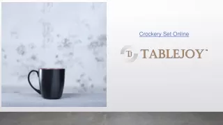 Crockery Set Online