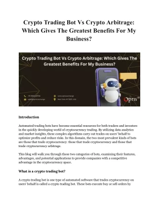 Crypto Trading Bot Vs Crypto Arbitrage_ Which Gives The Greatest Benefits For My Business_