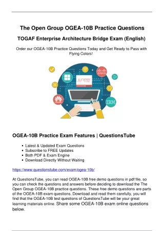 Prepare for the TOGAF OGEA-10B Exam with the Latest OGEA-10B Exam Questions