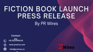 Fiction Book Launch Press Release