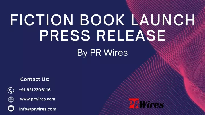 fiction book launch press release by pr wires