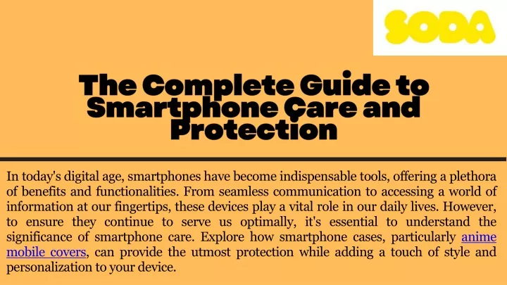 the complete guide to smartphone care