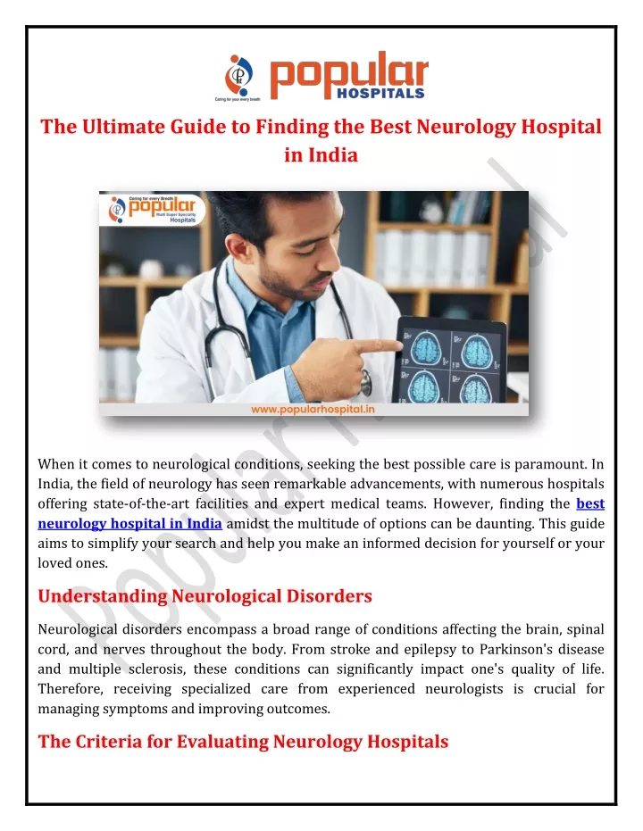 the ultimate guide to finding the best neurology