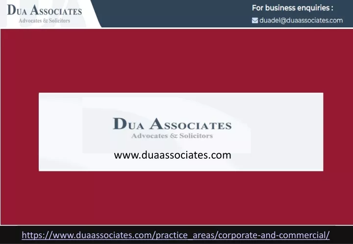 www duaassociates com
