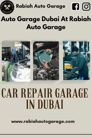 Auto Garage Dubai At Rabiah Auto Garage