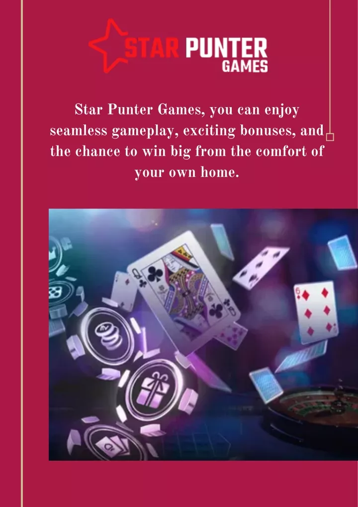 star punter games you can enjoy seamless gameplay