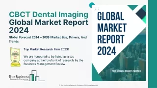 CBCT Dental Imaging Global Market Report 2024