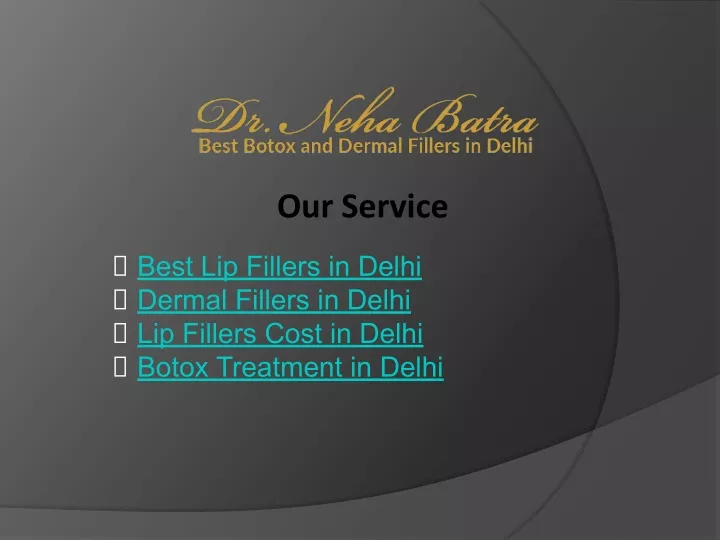 our service
