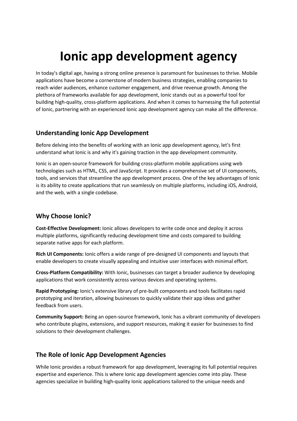 PPT Ionic App Development Agency PowerPoint Presentation Free Ppt ionic app development agency powerpoint presentation free