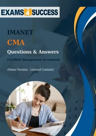 Supercharge Your IMANET CMA Exam Dumps Prep with Exams4Success
