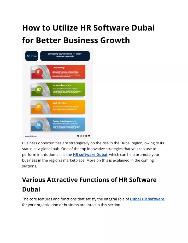 how to utilize hr software dubai for better