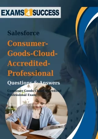 Boost Your Prep With Salesforce Consumer-Goods-Cloud-Accredited-Professional