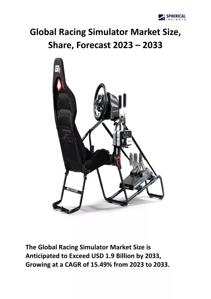 global racing simulator market size share
