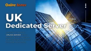 Buy the best Dedicated Server in UK