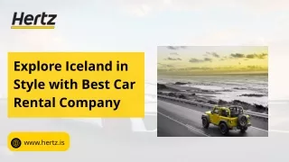 Unforgettable Road Trip with the Best Car Rental Company in Iceland