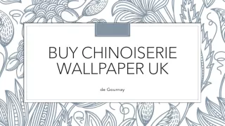 Buy Chinoiserie Wallpaper UK