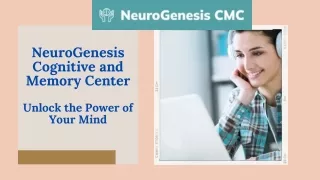 Insightful Comprehensive Neuropsychological Evaluation with Neuro Genesis CMC