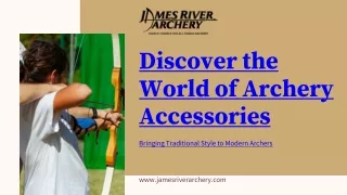 Traditional Archery Accessories at James River Archery