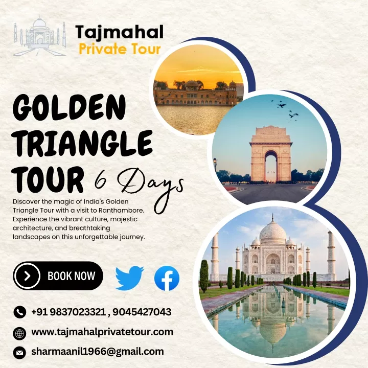 golden triangle tour 6 days triangle tour with